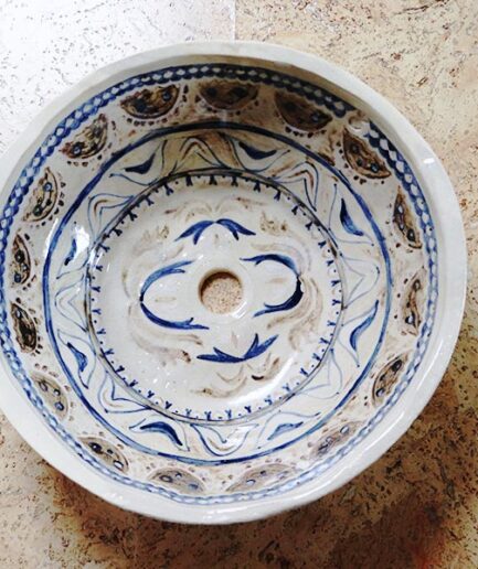 Umywalka folkowa ceramiczna Hafty