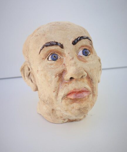 Ceramiczna głowa mężczyzny