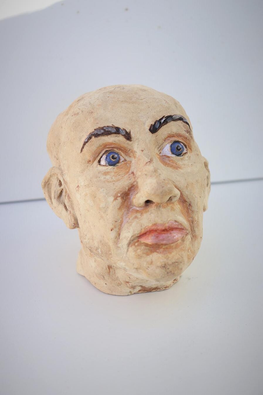 Ceramiczna głowa mężczyzny