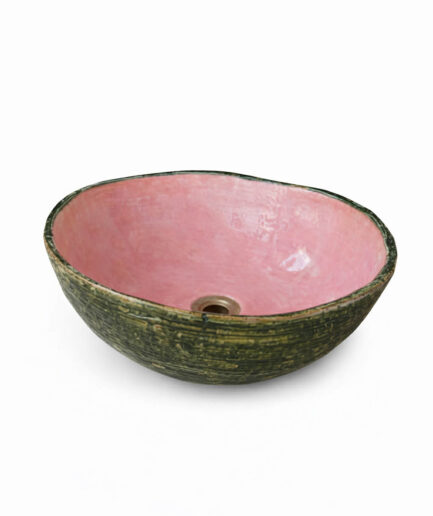 Umywalka Ceramiczna Rodochrozyt - Różowa