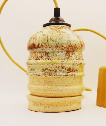 Lampa wisząca ceramiczna Dzwonek