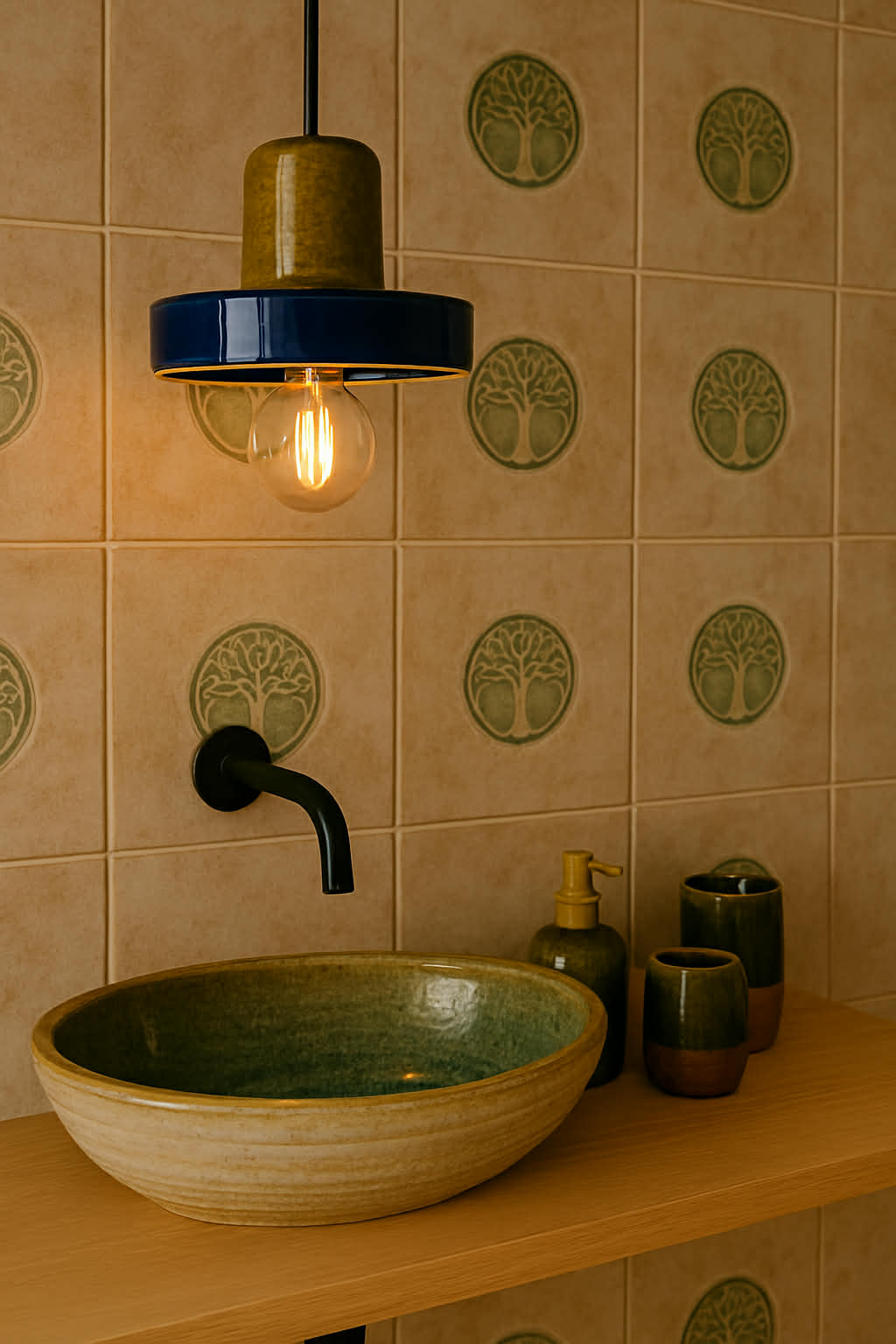 lampa ceramiczna wisząca Nordic 14