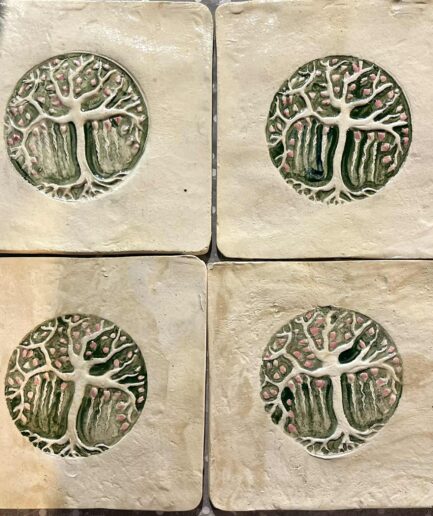 Płytki ceramiczne – Drzewo Magnolia Zielona