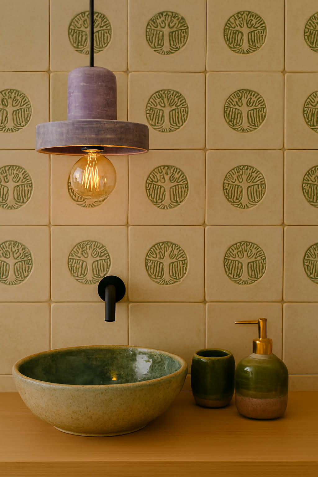 lampa ceramiczna wisząca Nordic 12