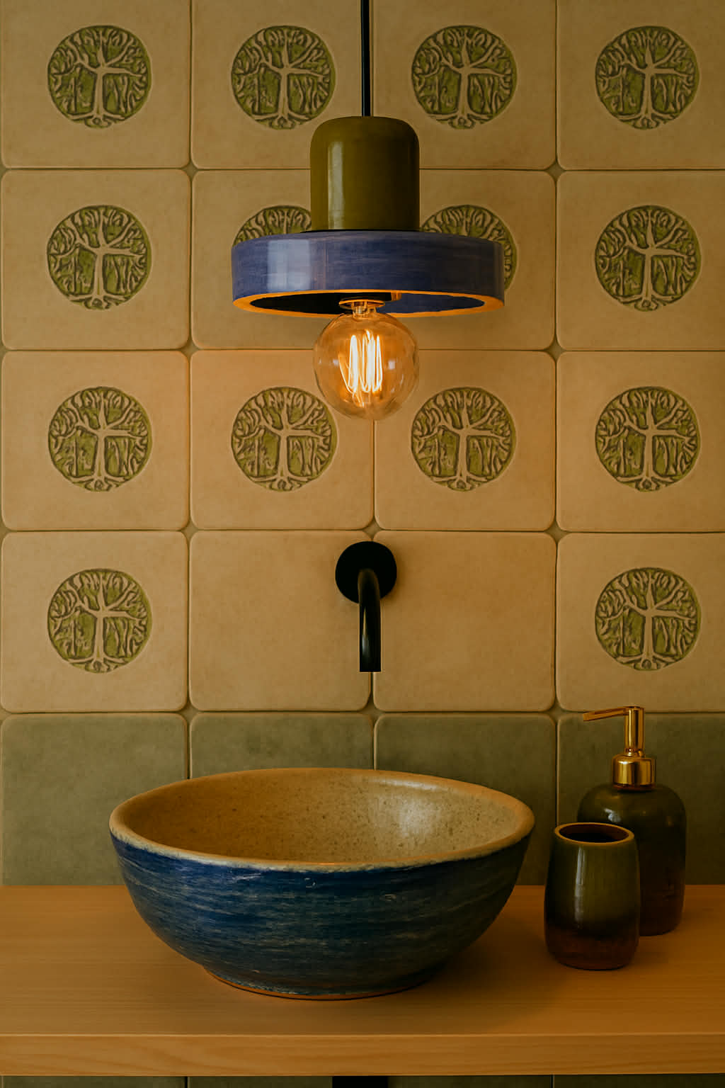 lampa ceramiczna wisząca Nordic 15