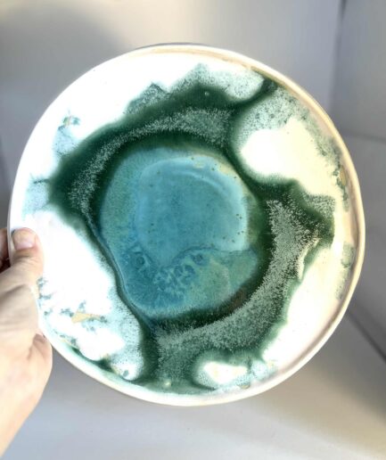 Talerz Laguna – ręcznie robiony talerz ceramiczny