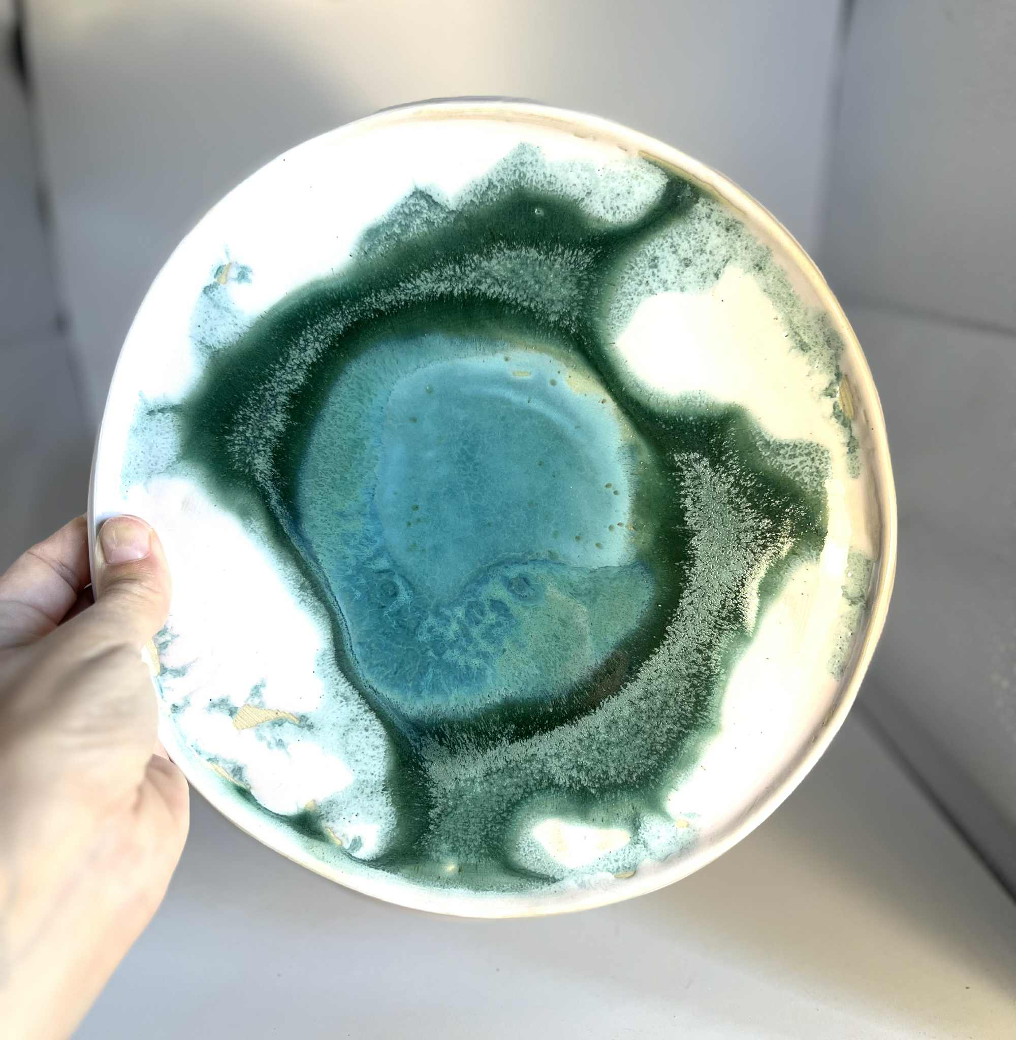 Talerz Laguna – ręcznie robiony talerz ceramiczny Talerz Laguna – ręcznie robiony talerz ceramiczny