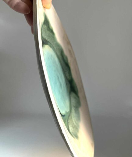 Talerz Laguna – ręcznie robiony talerz ceramiczny