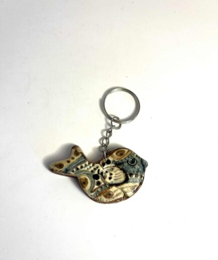 Ceramiczne breloki artystyczne – ptaszek