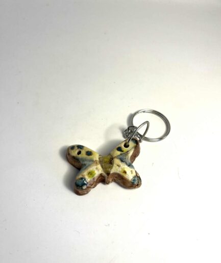Ceramiczne breloki artystyczne – motyl