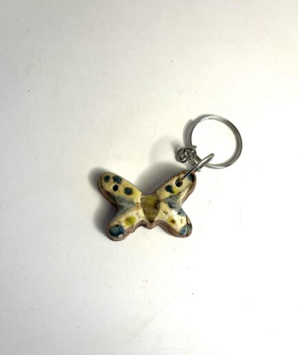 Ceramiczne breloki artystyczne – motyl