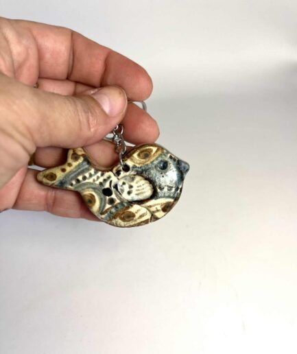 Ceramiczne breloki artystyczne – ptaszek