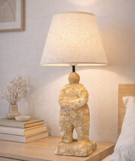 lampa stołowa z abażurem SHE